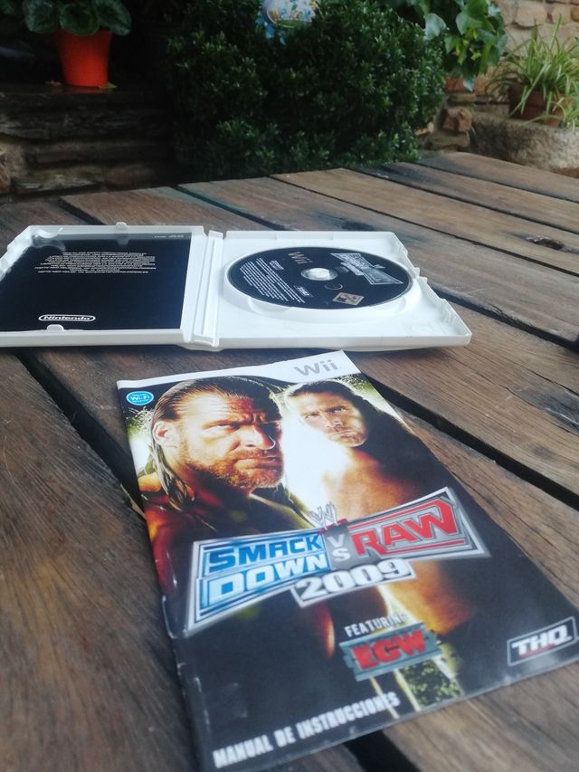 SMACK DOWN VS RAW 2009 WII NINTENDO