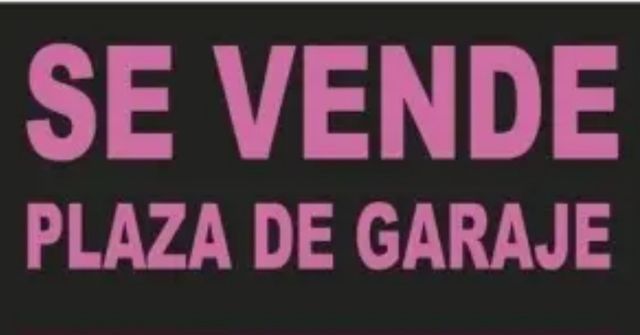 Garaje en venta