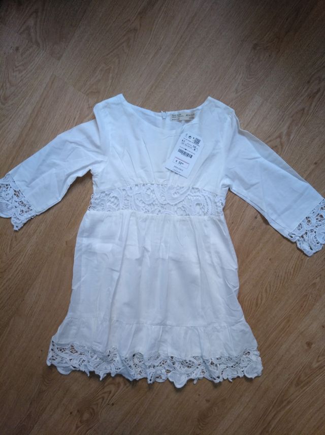 vestido Zara nuevo 6-7 con etiqueta