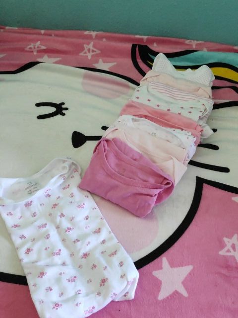 Pack 9 body's bebé manga corta talla 92cm