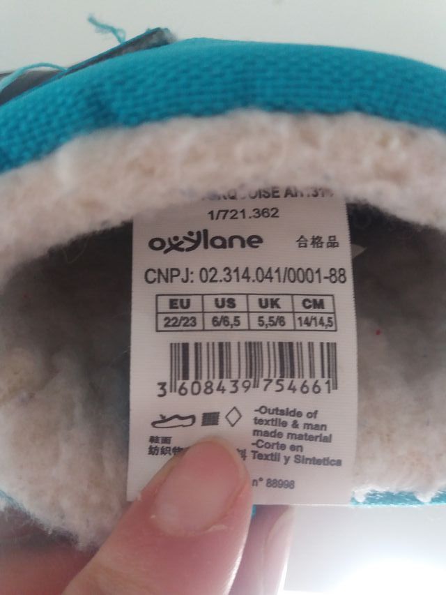 botas de nieve talla 22/23