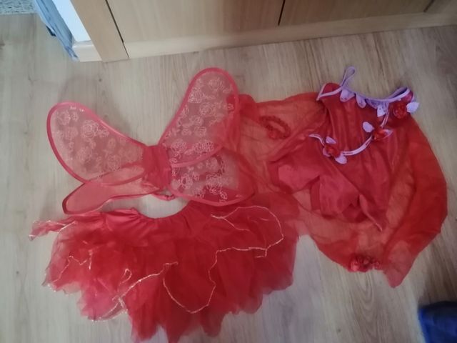 disfraz hada rojo