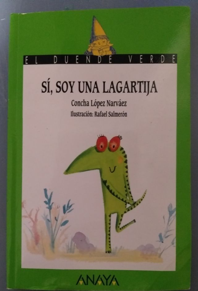 Libro lecturas infantiles. El duende verde. Anaya.