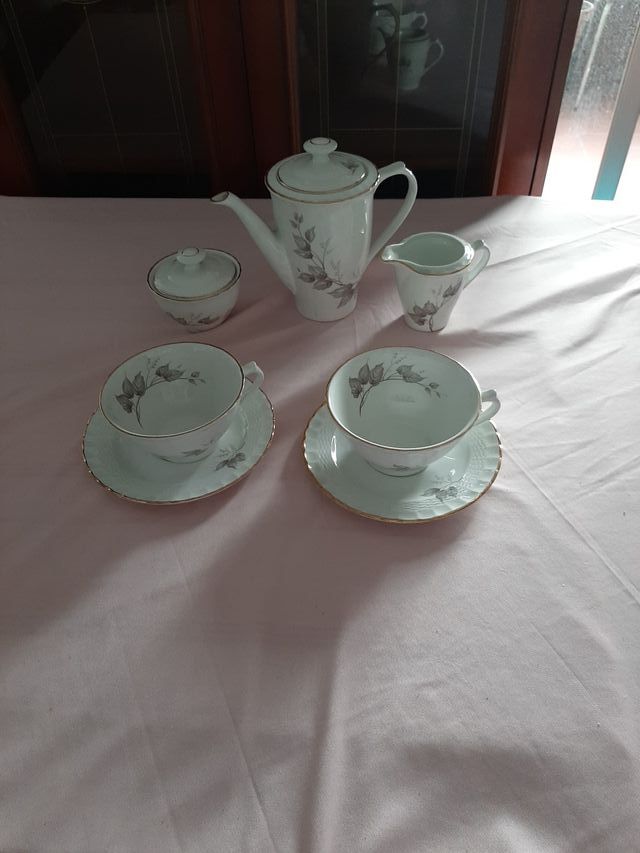 Juego de té.Porcelana.España.