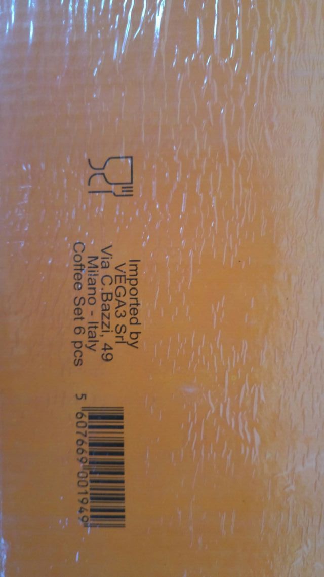 2 Estuches tazas y platos de cafe( Italia)