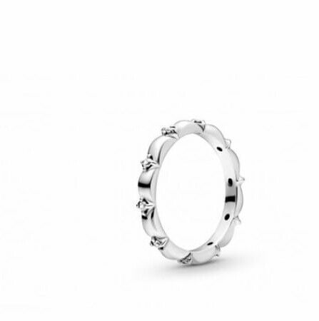 anillo pandora. Plata y zirconitas