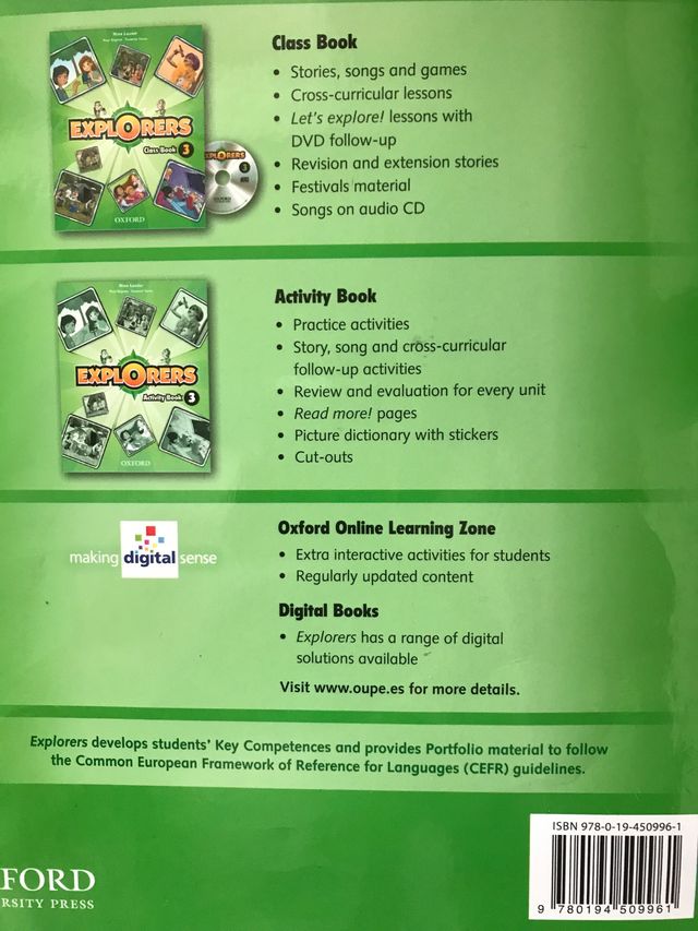 Explorers Class Book 3 ISBN 9780194509961