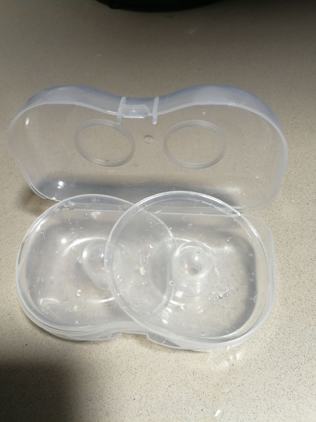 2 pezoneras nuevas silicona con su caja