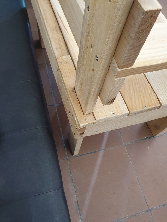 Banco de madera exterior para terraza de segunda mano por 70 € en
