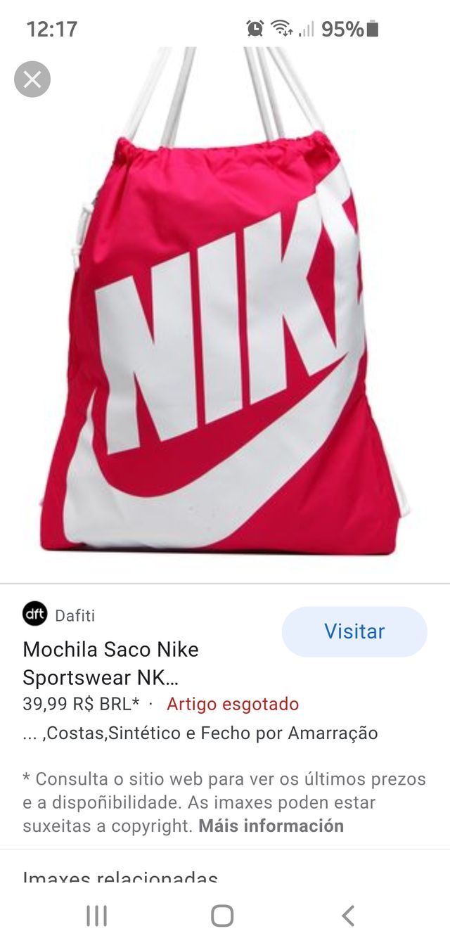 saco nike