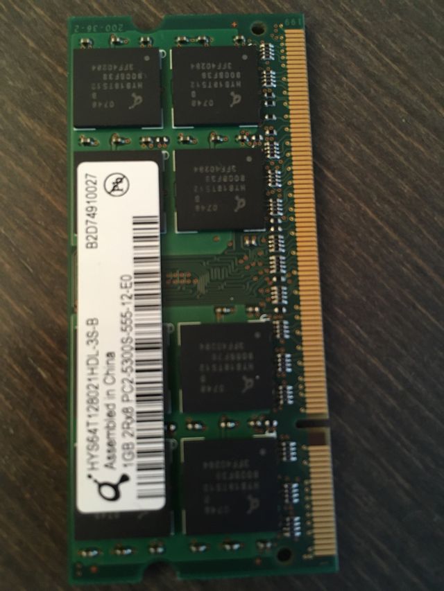 Memoria RAM 1 GB