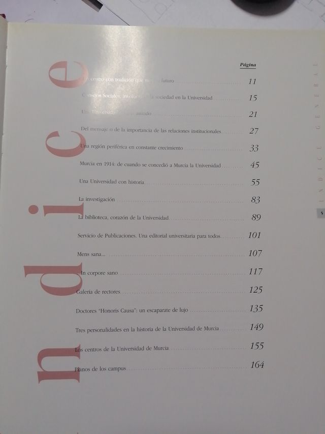 Universidad de Murcia. Presente, pasado y futuro