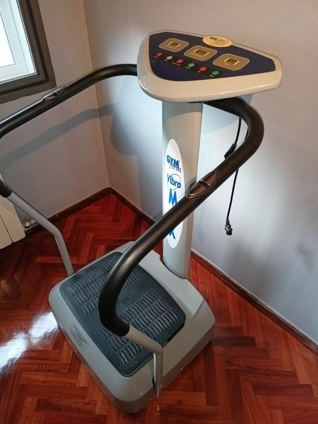 Plataforma vibratoria, tonificación muscular, redu