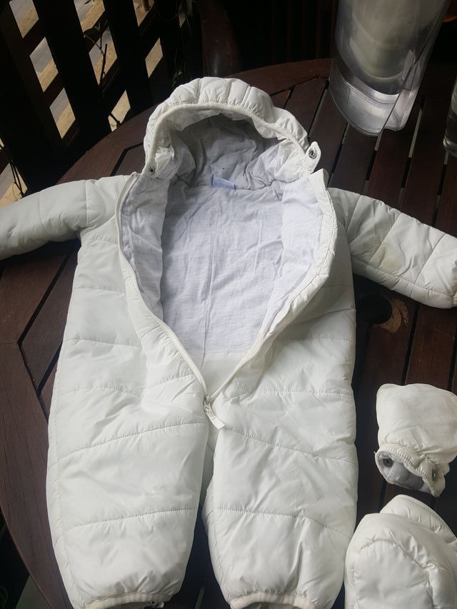 traje impermeable tipo buzo invierno bebé