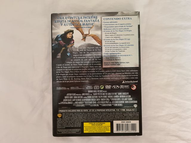 DVD Harry Potter y el Cáliz de Fuego