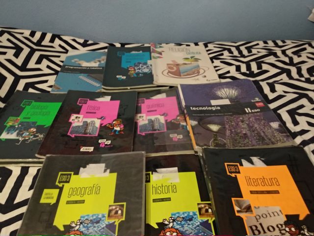 libros de texto 3 de la ESO