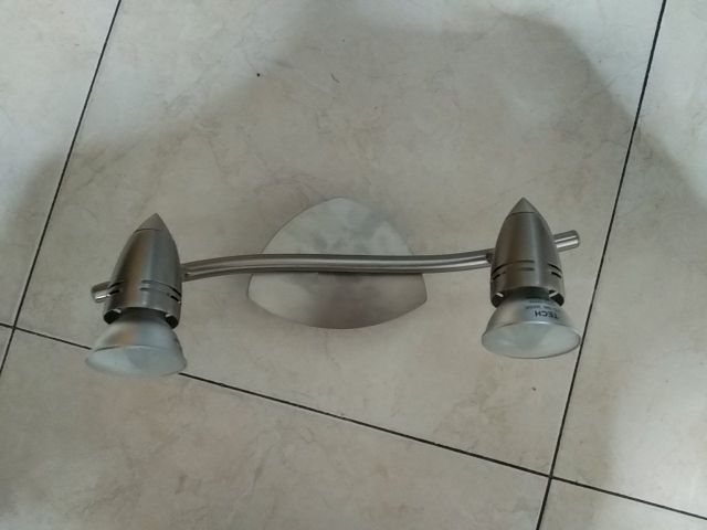 aplique pared led acero inoxidable