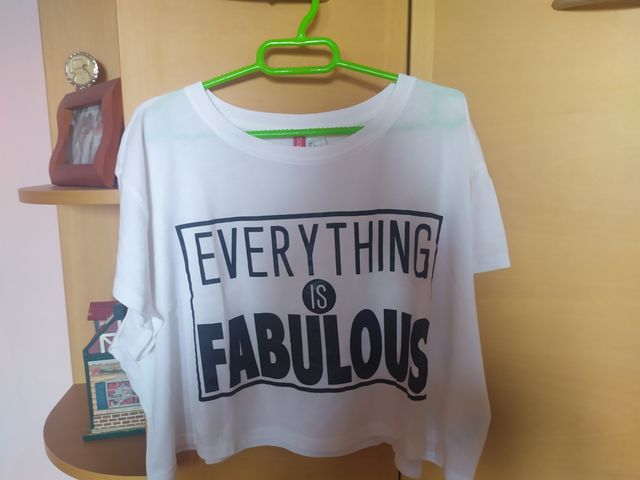 Camiseta blanca corta