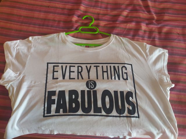 Camiseta blanca corta