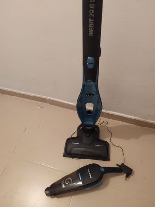 Taurus Inedit Lithium 29.6 - Aspirador 2 en 1: aspirador escoba y aspirador  de mano; baterías de litio de 29.6 V; base de carga; velocidad Eco y Turbo;  indicador LED; depósito extraíble de 0;7L - PREYCA