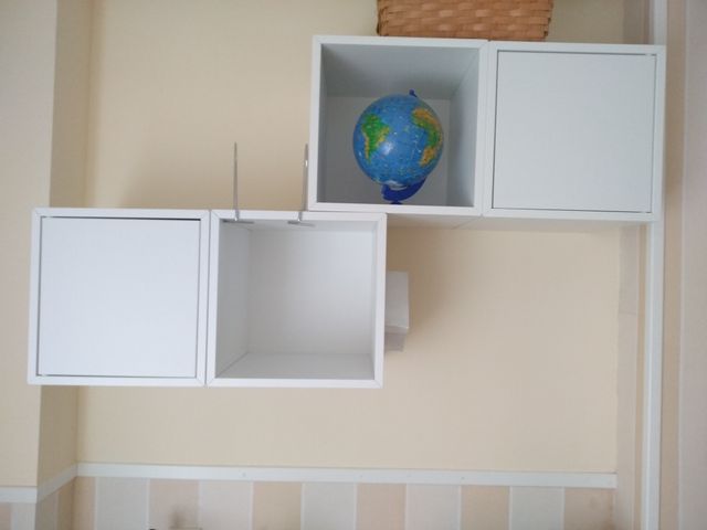 Estantería de cubos Ikea de segunda mano por 53 € en Palencia en WALLAPOP
