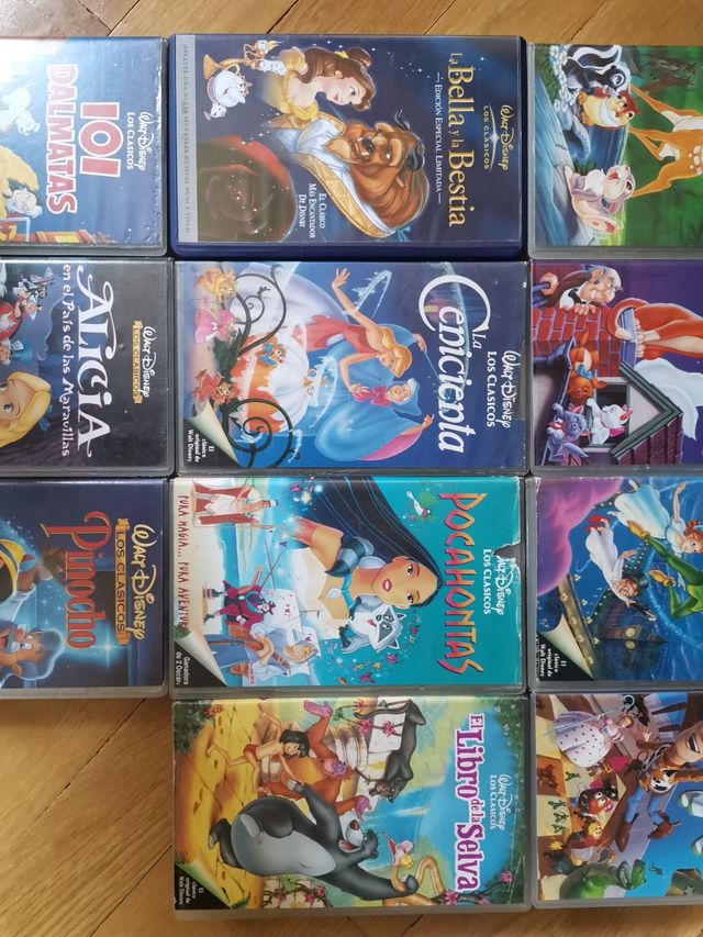 Lote 11 películas VHS Walt Disney