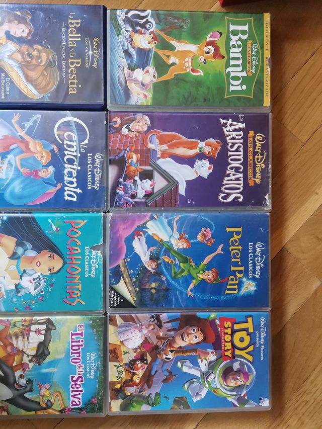 Lote 11 películas VHS Walt Disney