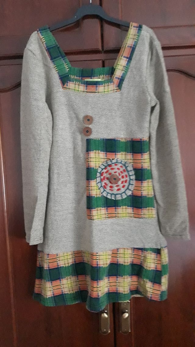 Vestido Hilo manga larga