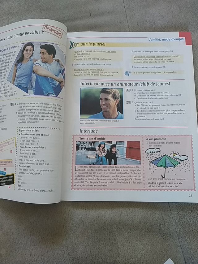 libro francés Pas pareil 1