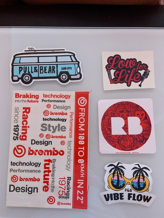 Pegatinas varias automoción