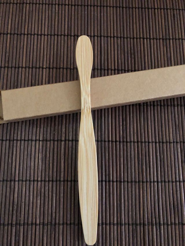 Cepillo de dientes infantil de bambú. Rosa 