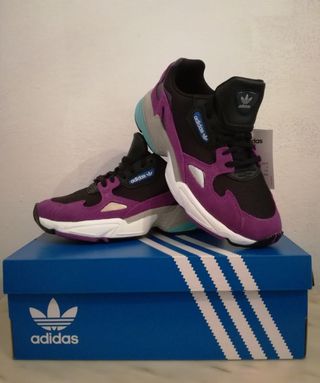 adidas falcon morado adidas falcon morado