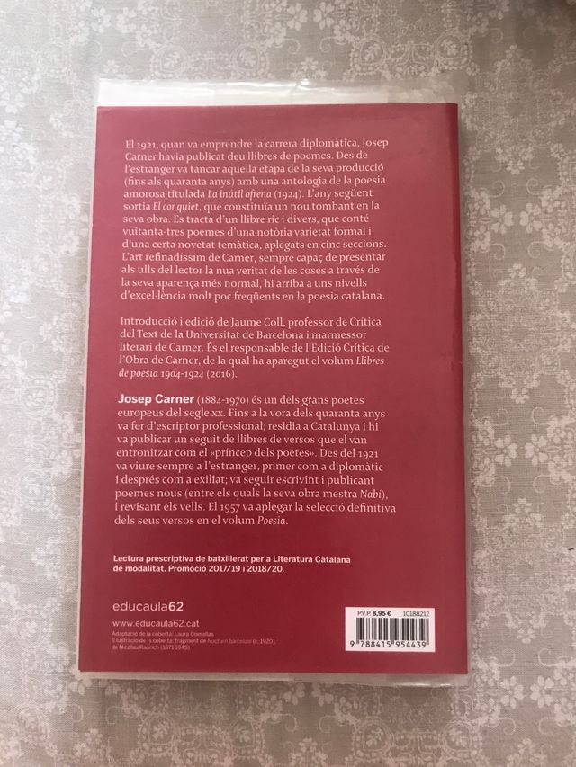 Llibre «El cor tranquillo»