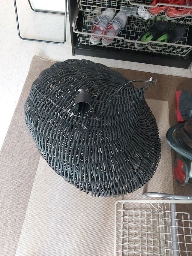 Lampara techo natural.