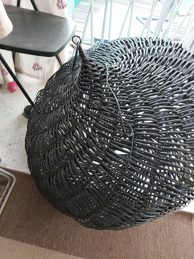 Lampara techo natural.