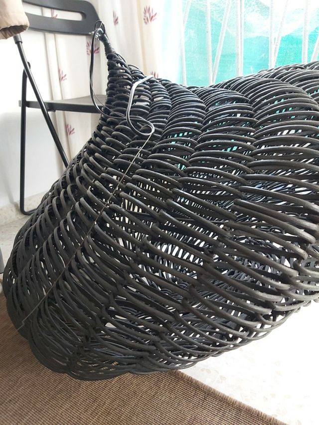 Lampara techo natural.