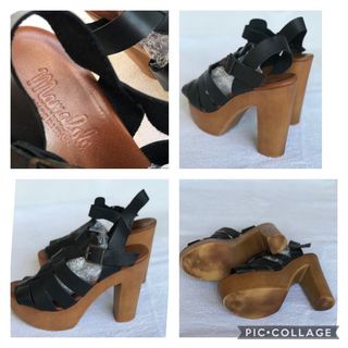 SANDALIAS MAMÁ LOLA TIRAS PIEL T.38 nuevas