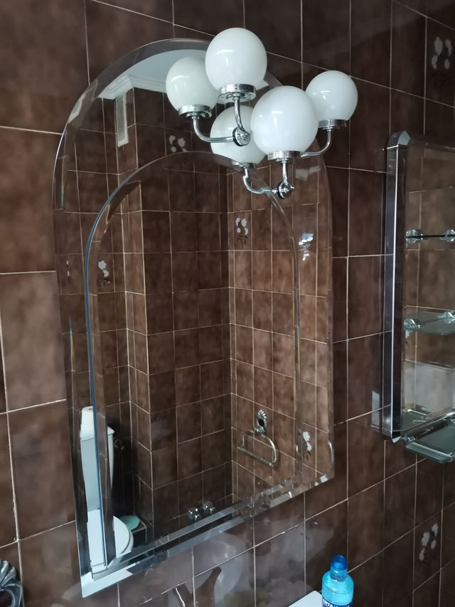 Espejo Baño con globos retro