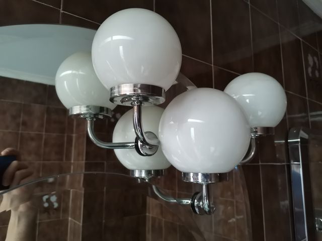 Espejo Baño con globos retro