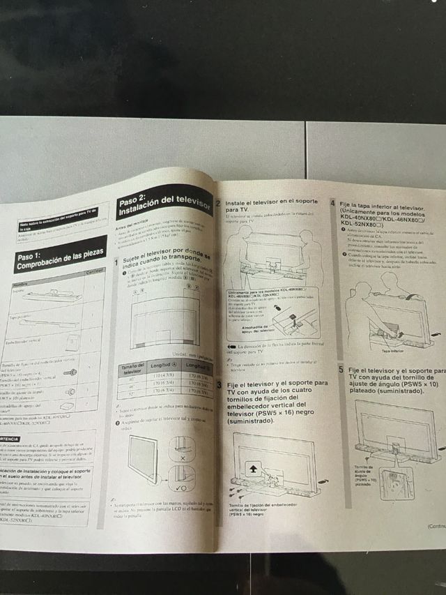 sony Soporte tv sony nx7 40