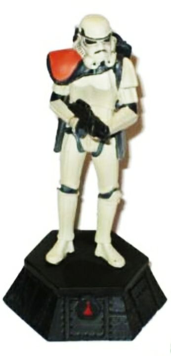 STAR WARS MUÑECOS y FIGURAS AJEDREZ DE METAL X 2