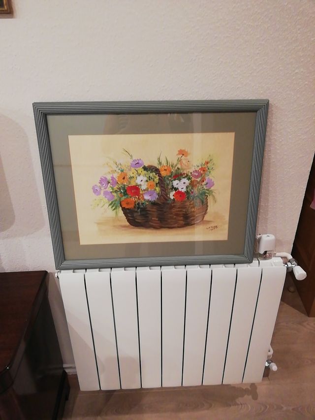 cuadro pintado a mano 62X59