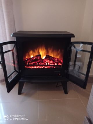 Chimenea eléctrica de segunda mano en WALLAPOP