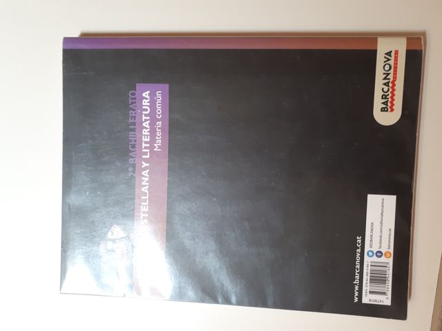 Llibre 2n. batxillerat Llengua castellana.