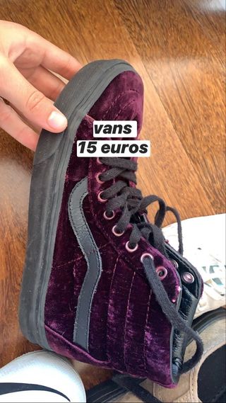 vans terciopelo vans terciopelo