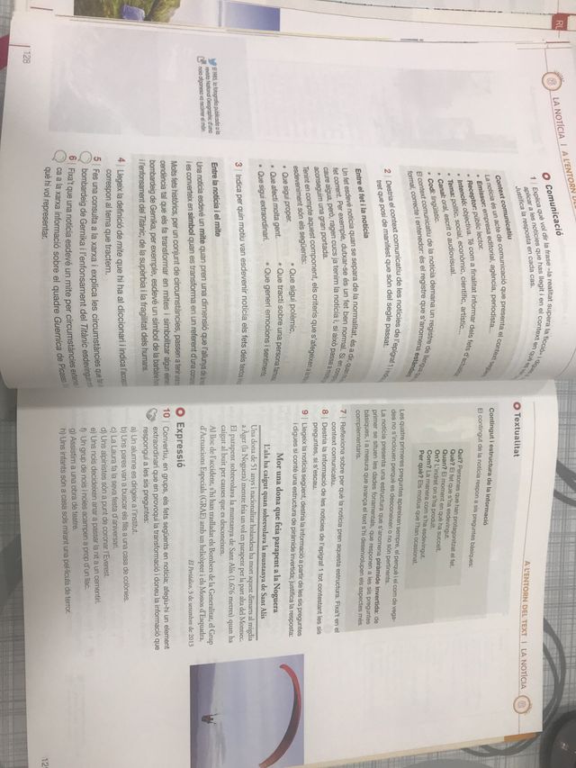 Libro lengua catalana y literatura 1 ESO