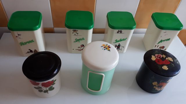 Conjunto 7 botes cocina variados. de segunda mano por 5 € en Almería en