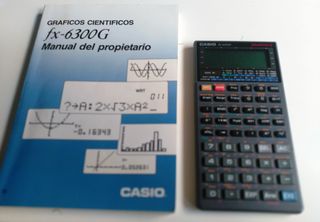 Calculadora gráfica científica CASIO fx-6300G de segunda mano por 25 EUR en  Madrid en WALLAPOP