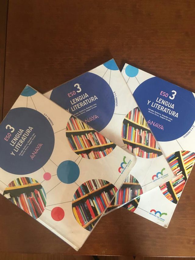 libros de lengua y literatura ( 3 eso )