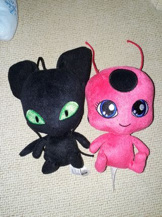 peluches de tikki y plagg
